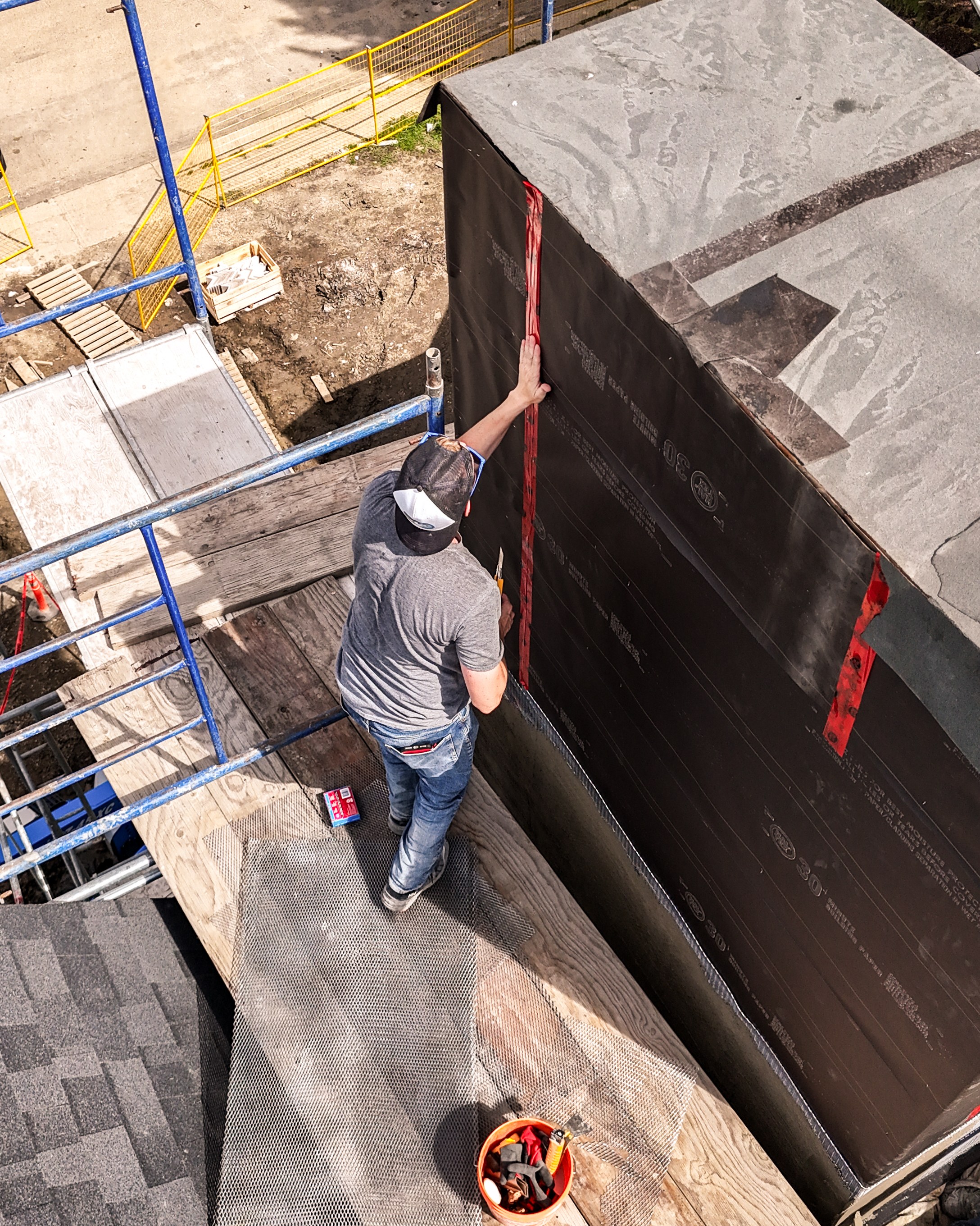 YEG Masonry craftsmen at work